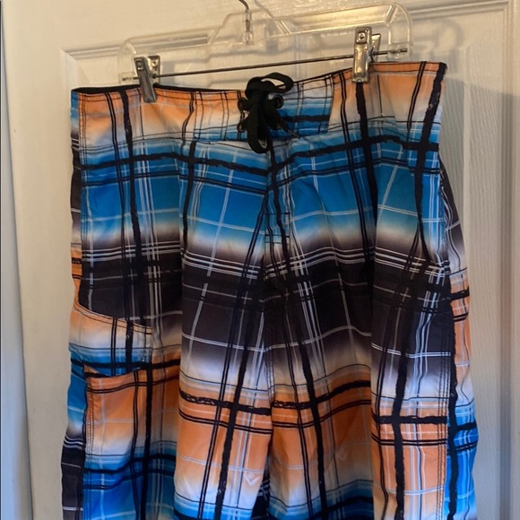 Kavu Surf multi color stripe swim trunks shorts - Picture 3 of 5